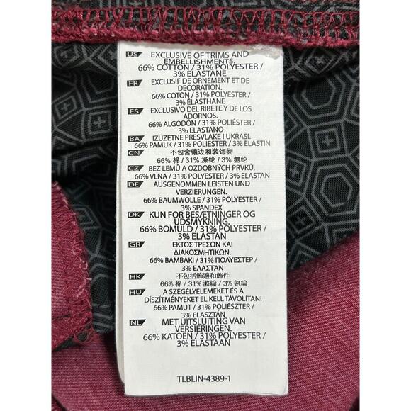 5.11 Tactical Defender-Flex Slim Jeans Womens Size 8 Long Red Mid Rise Utility - Picture 13 of 14